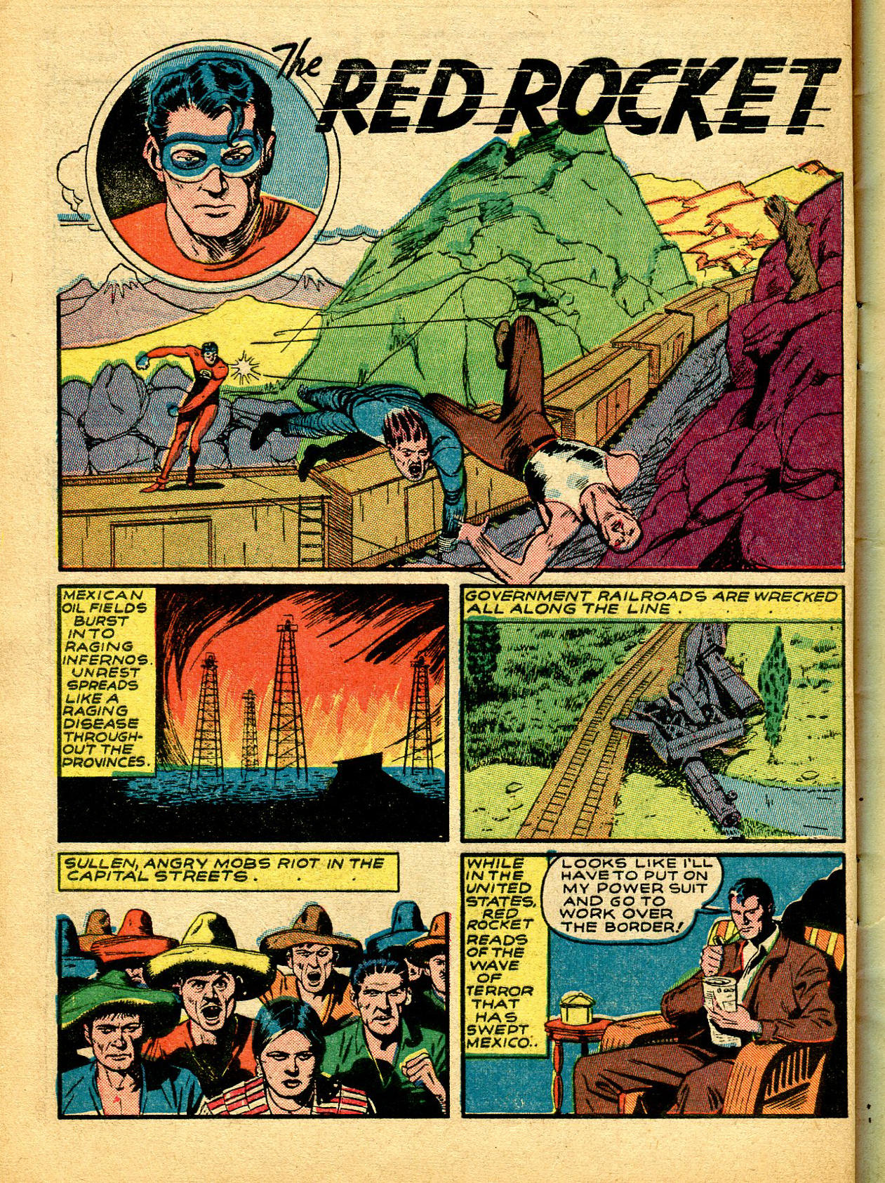 Read online Captain Flight Comics comic -  Issue #7 - 10