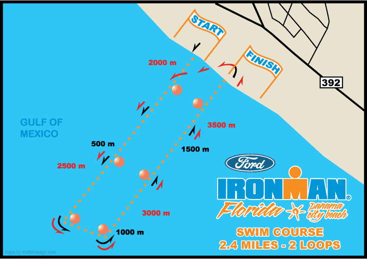 Journey to Ironman Ironman Florida Swim Course Preview
