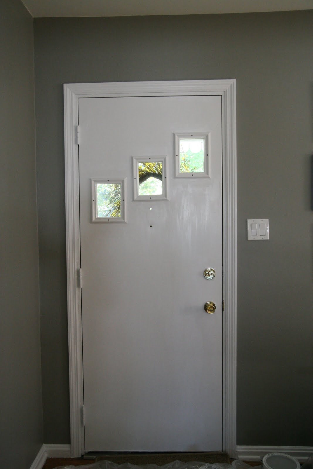 Thrift and Shout: Painting the Front Door: Part 1