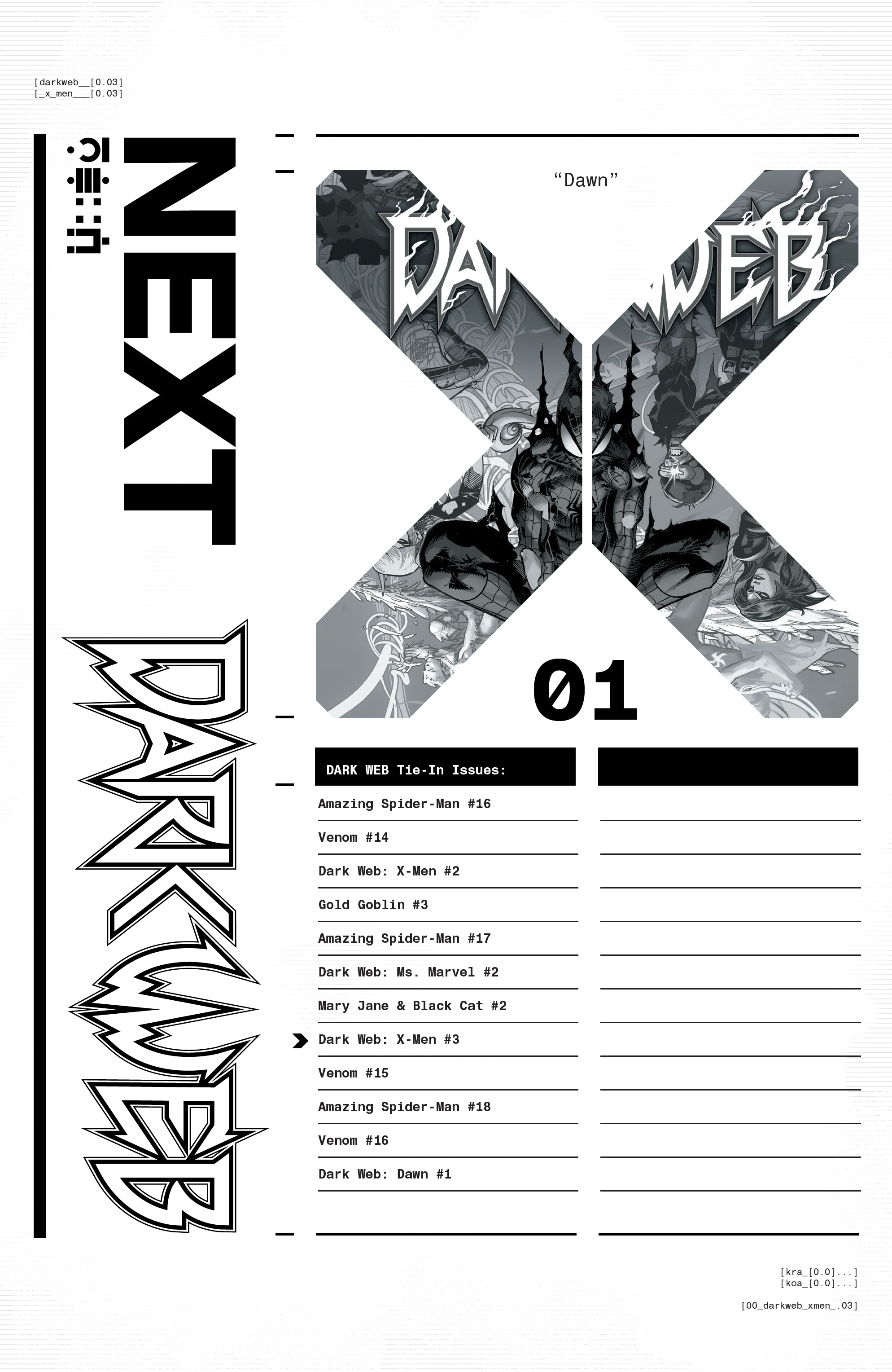 Read online Dark Web: X-Men comic -  Issue #3 - 26