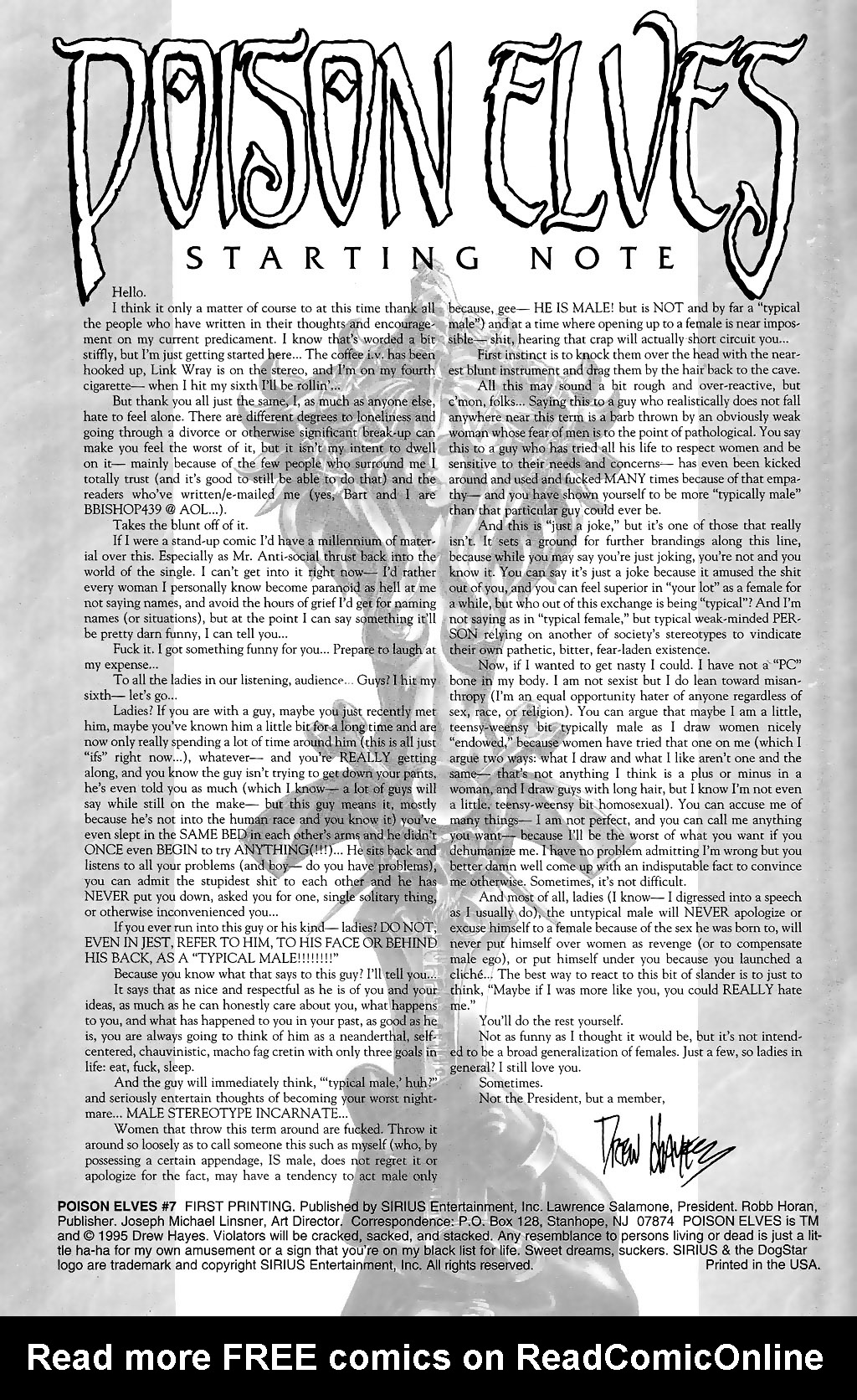 Read online Poison Elves (1995) comic -  Issue #7 - 2