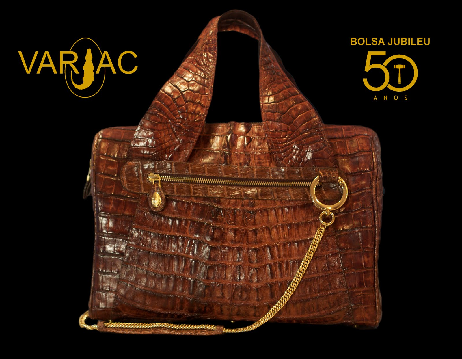 Varjac - Bolsas e Acessórios de Jacaré: BOLSA JUBILEU