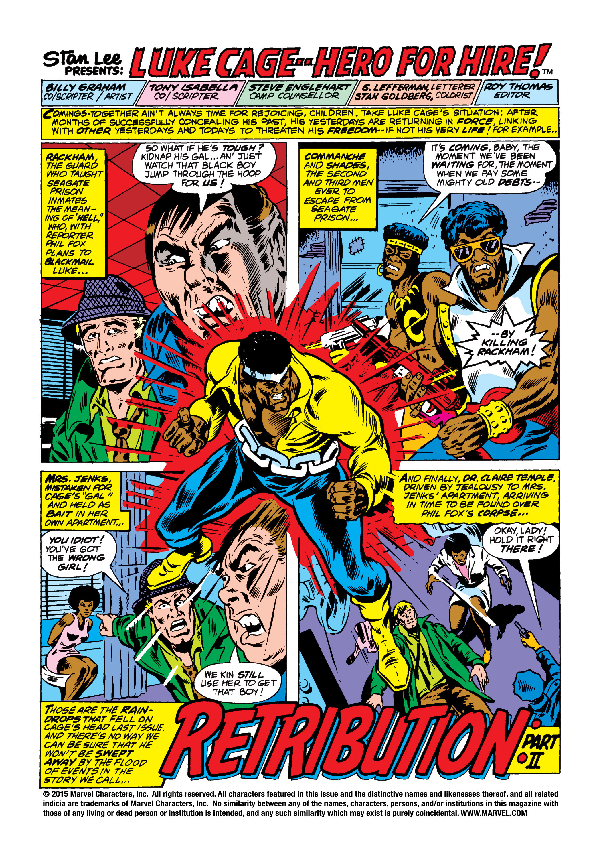Read online Marvel Masterworks: Luke Cage, Hero For Hire comic -  Issue # TPB (Part 3) - 100