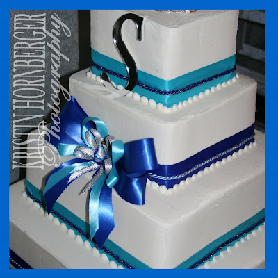 Great use of the two shades of blue on this cake