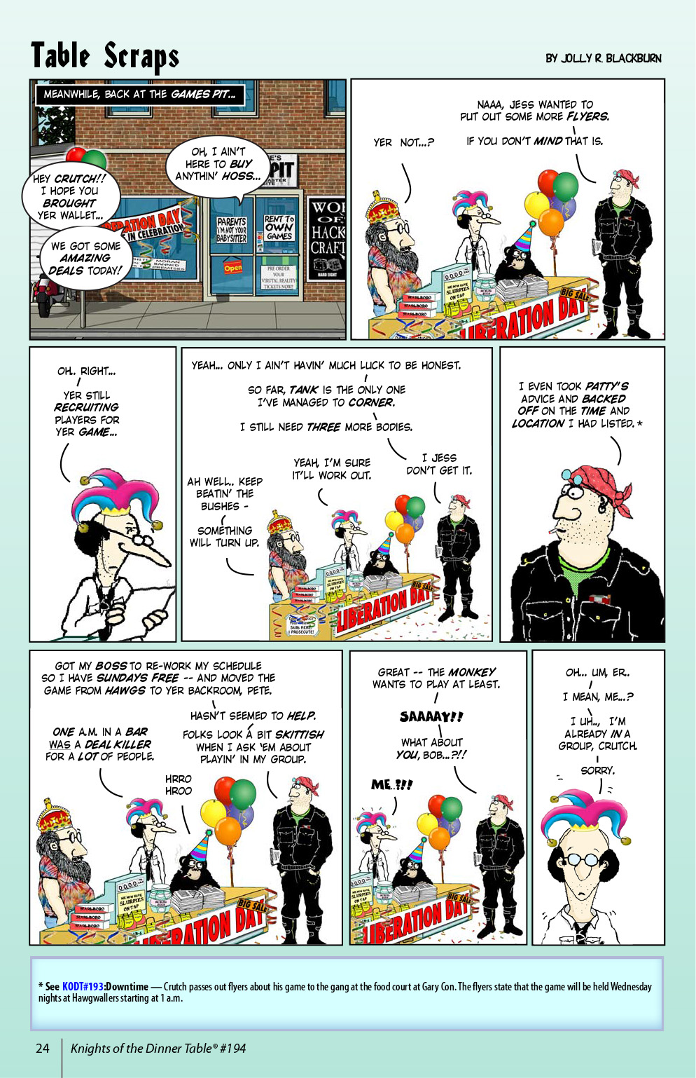 Read online Knights of the Dinner Table comic -  Issue #194 - 26