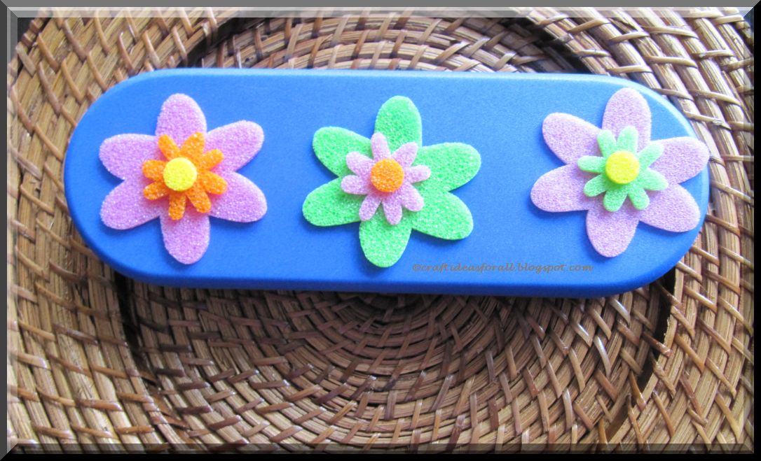 Craft Ideas for all Keepsake foam box with foam stickers