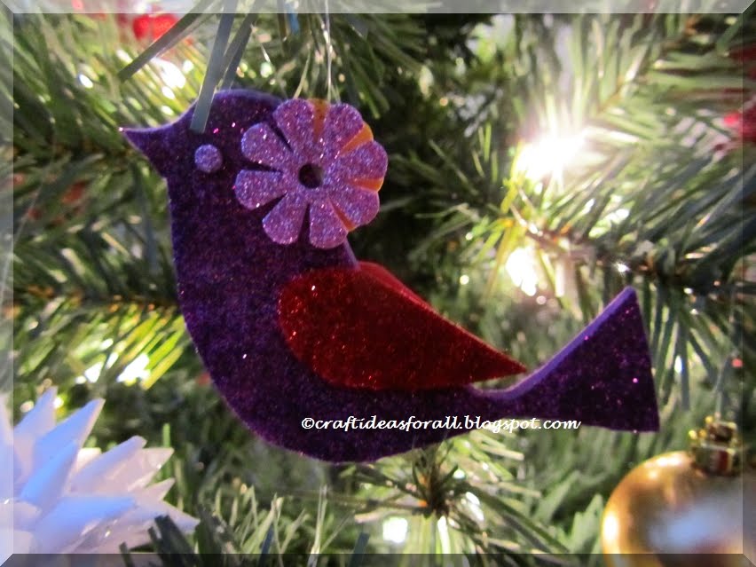 Styrofoam Ball Glitter Ornament- Christmas Decor on a Budget-Part