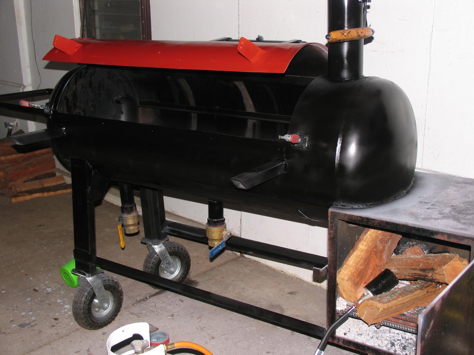 Reverse Flow Stick Burner Build