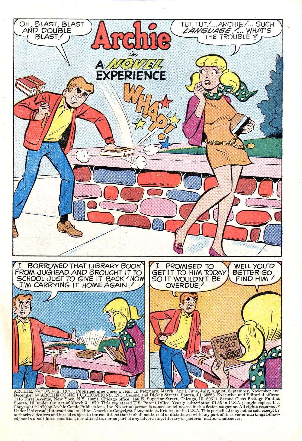 Read online Archie (1960) comic -  Issue #202 - 3