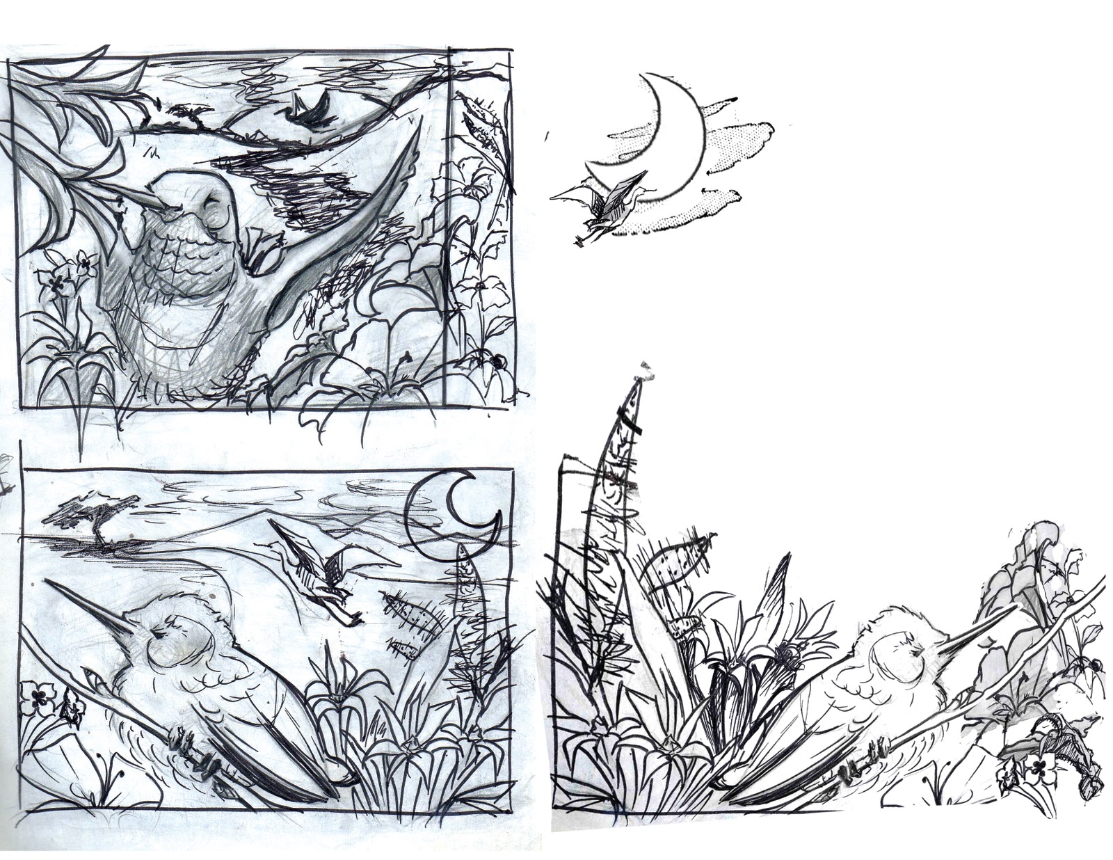 Michelle Santiago Illustrator Heron And The Hummingbird michelle-santiago-illustrator-heron-and-the-hummingbird