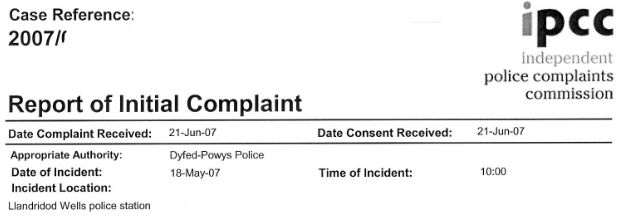 Police complaints