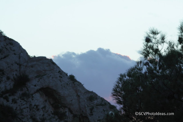 Twilight over Athens - Lycabettus hill cloud