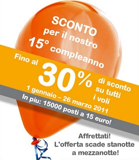 promozione Easyjet 10 novembre