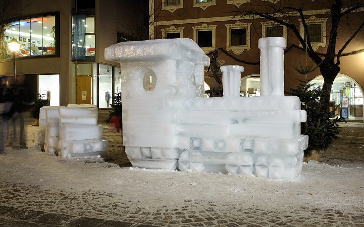 sculture neve Val Gardena