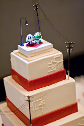 anime cake together power inspired sewn cakie tamama keroro sitting heart under