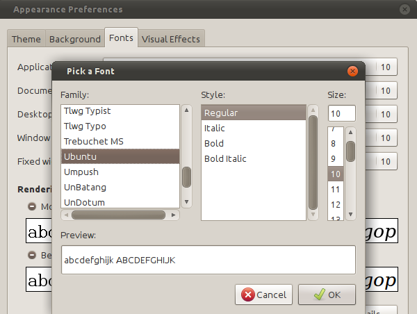 ubuntu font viewer ubuntu font viewer