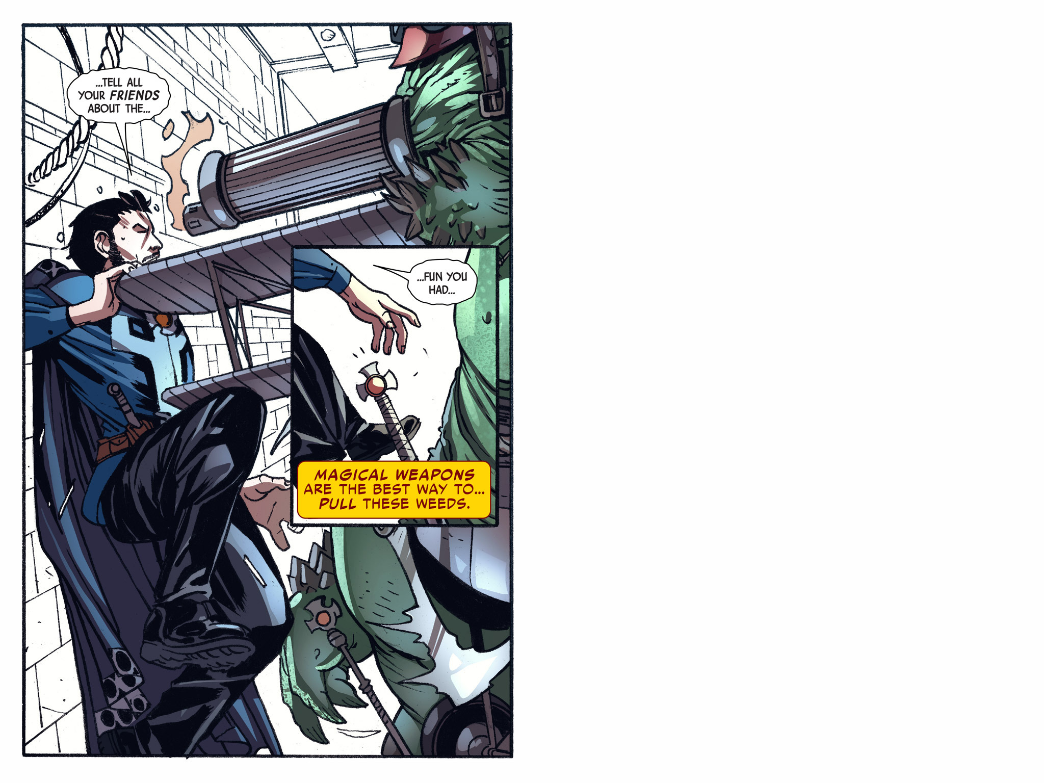 Read online Doctor Strange/Punisher: Magic Bullets Infinite Comic comic -  Issue #1 - 54