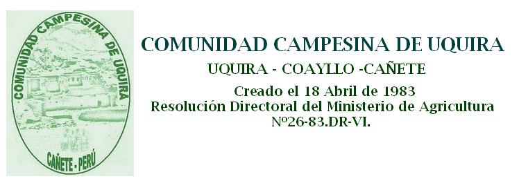 COMUNIDAD CAMPESINA DE UQUIRA