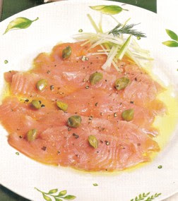 Receta de Carpaccio de Salmon Receta de Carpaccio de Salmon