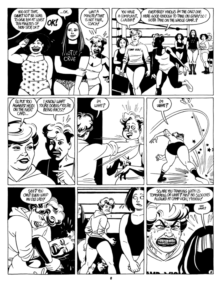 Read online Love and Rockets (1982) comic -  Issue #41 - 10