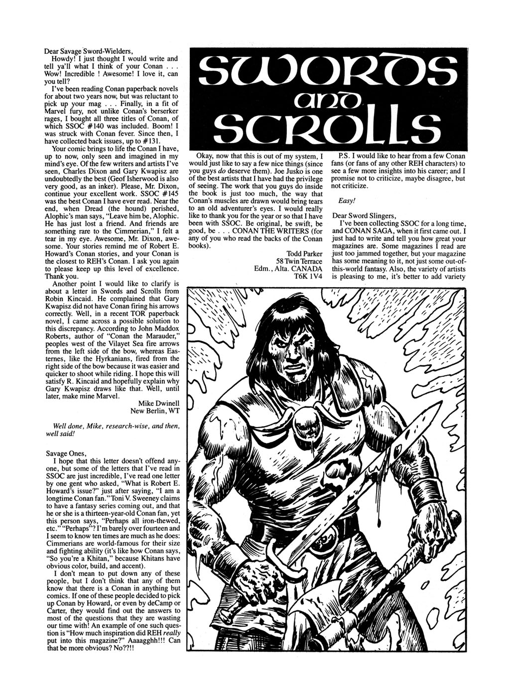 Read online The Savage Sword Of Conan comic -  Issue #150 - 4