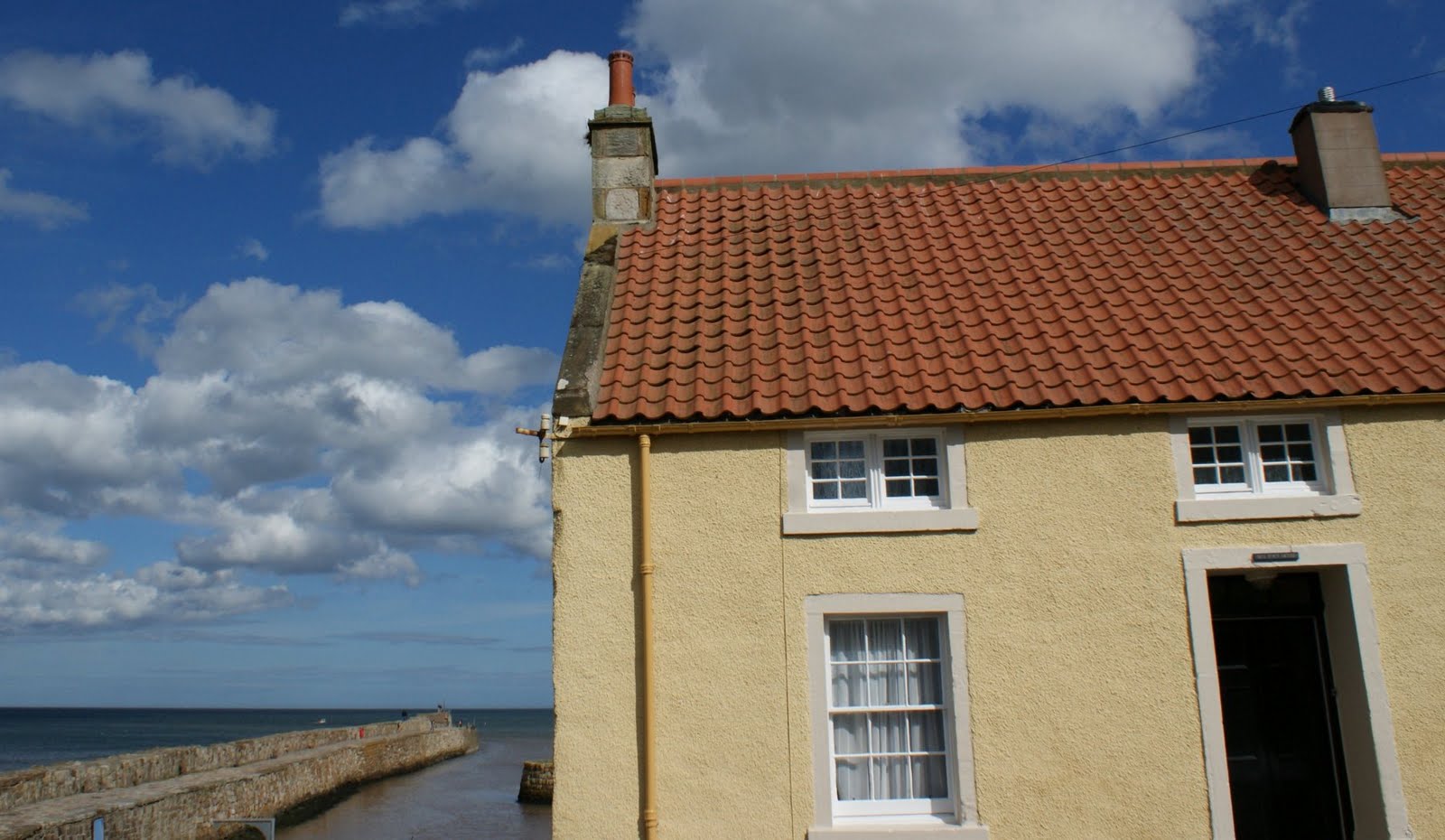 Tour Scotland July 16th Photograph House Harbour St Andrews Scotland