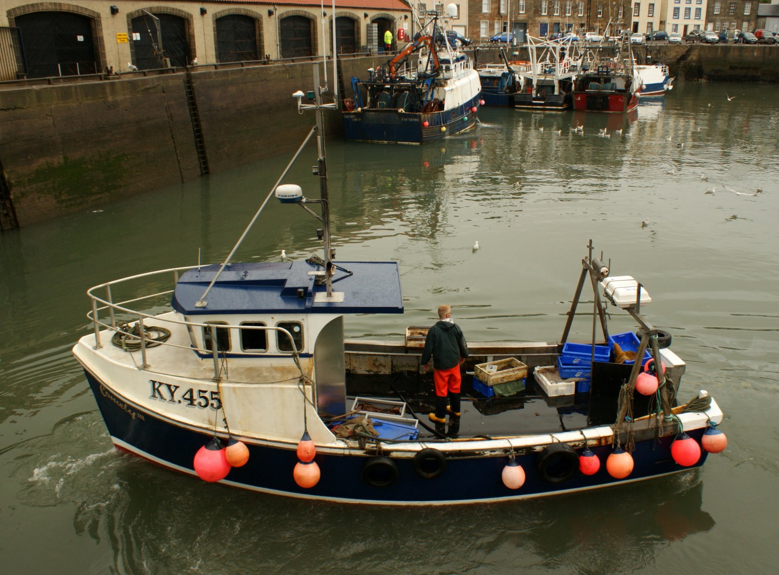 Tour Scotland July 19th Photograph Lobster Boat Pittenweem Scotland
