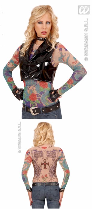 best tattos 2011: full body punk woman tattoo