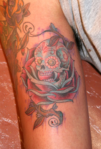 Rose Tattoo Design For Women. rose tattoo designs. pink