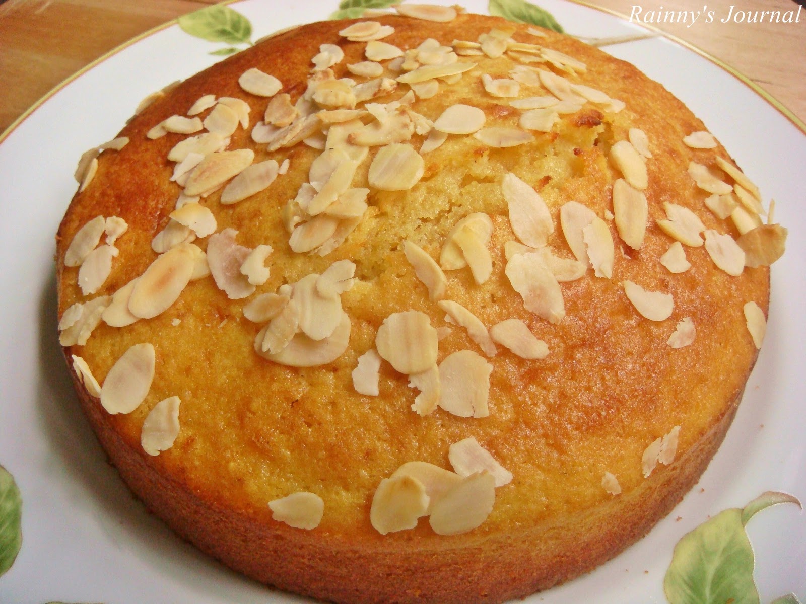Rainny's Journal Almond Yoghurt Cake