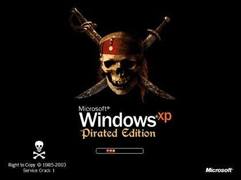 Cyber piracy: Piracy problems stain Windows XP