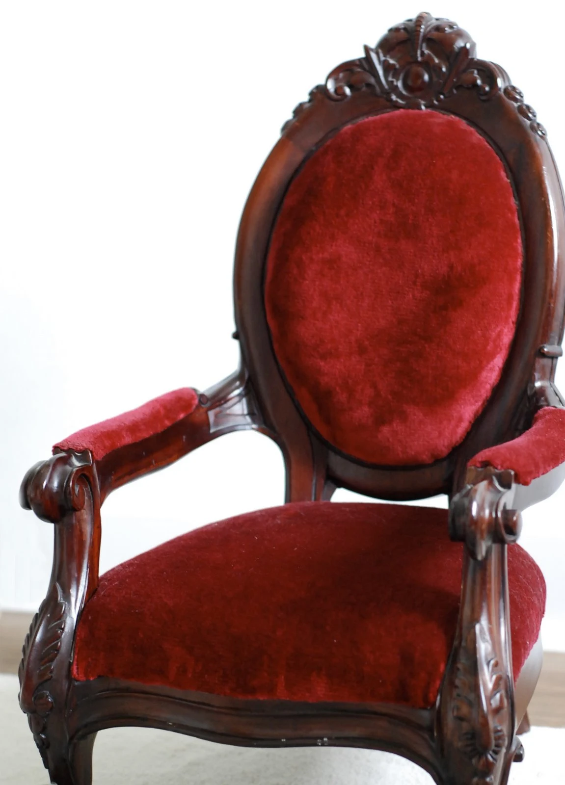 victorian child chair, antique child round back chair