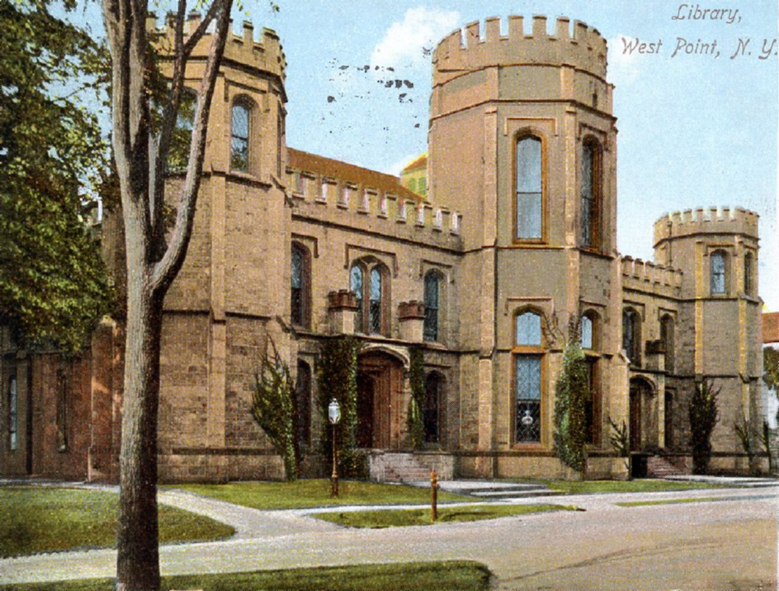 Library Postcards 1908 Library, West Point, New York