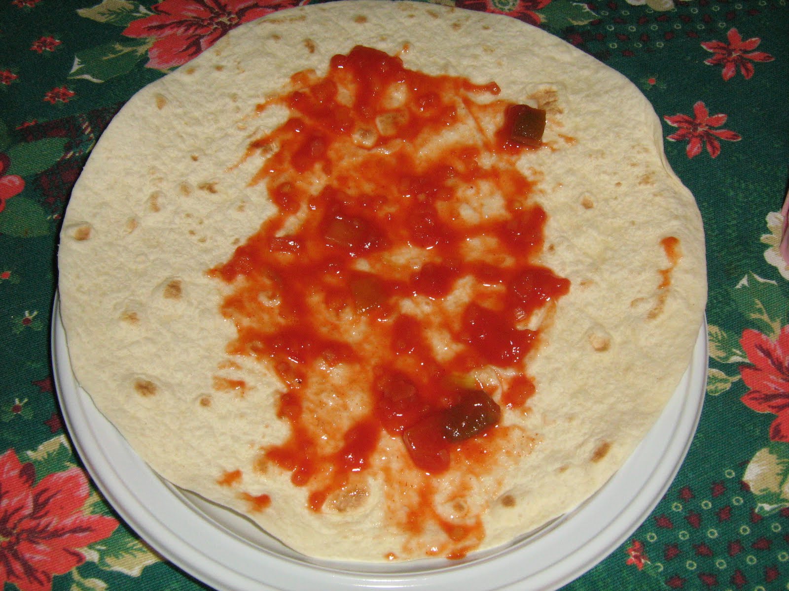 Tex mex Tortillas ripiene con salsiccia e fagioli