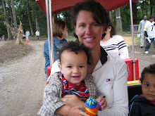 T and Mommy on a train ride