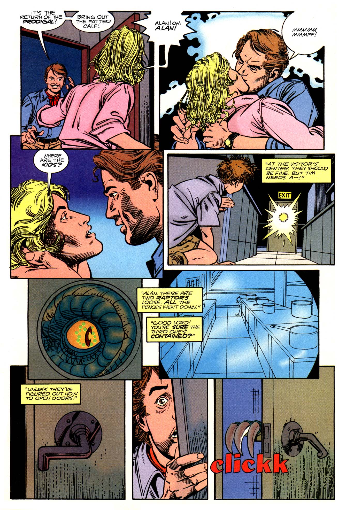 Read online Jurassic Park (1993) comic -  Issue #4 - 21