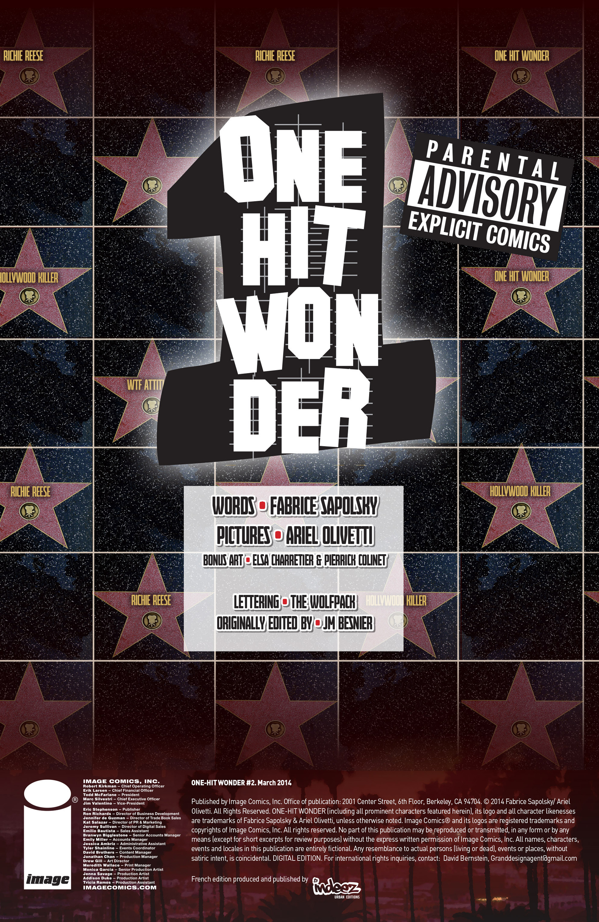Read online One-Hit Wonder comic -  Issue #2 - 2