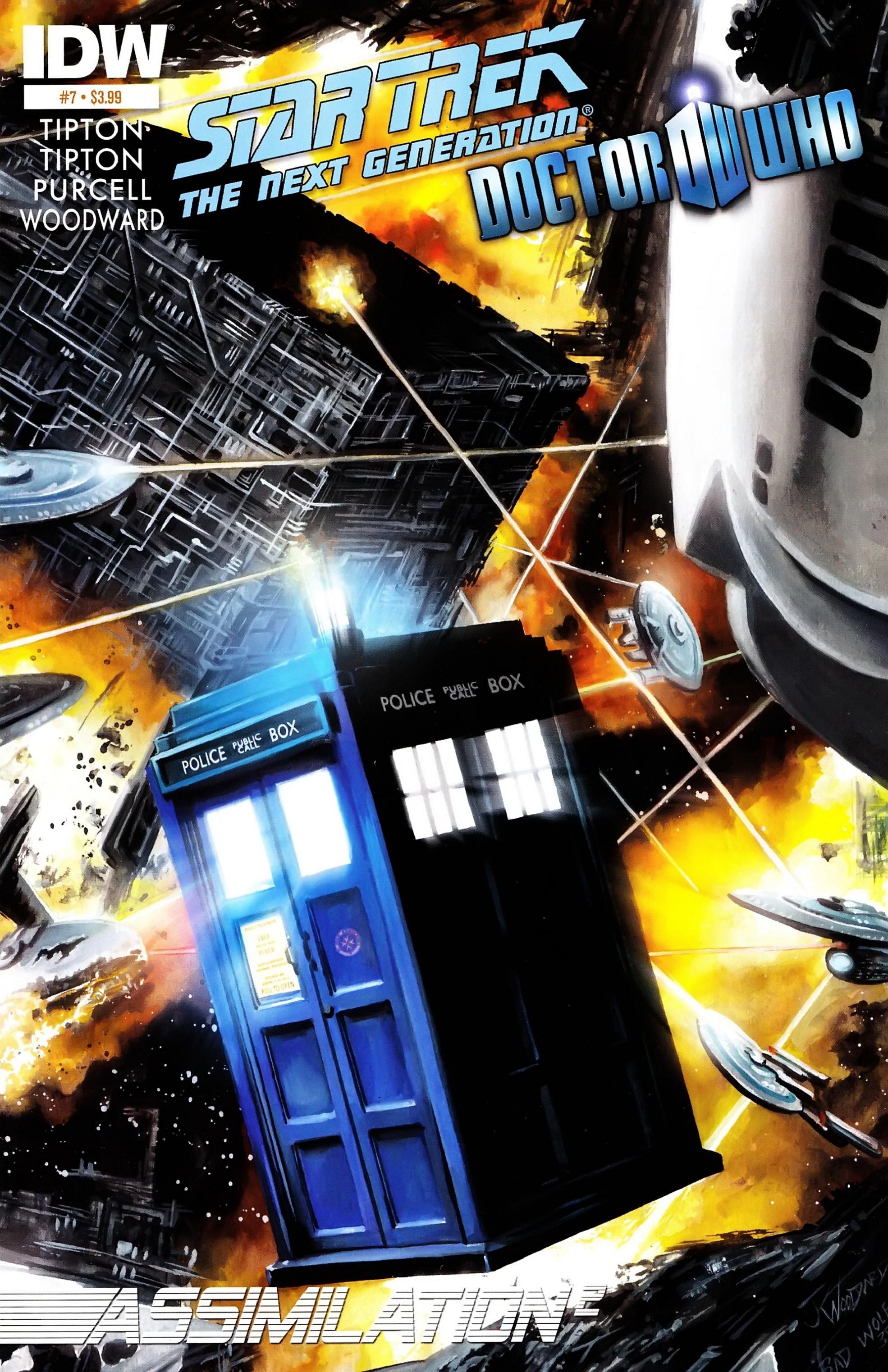 Read online Star Trek: The Next Generation/Doctor Who: Assimilation² comic -  Issue #7 - 1