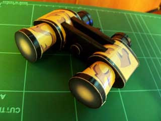 Camo Binocular Papercraft