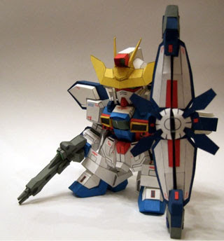 SD Gundam X Divider Papercraft