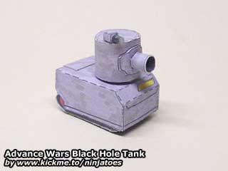 Advance Wars Black Hole Tank Papercraft