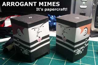 Arrogant Mime Papercraft