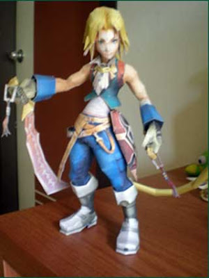 Zidane Papercraft Dissidia