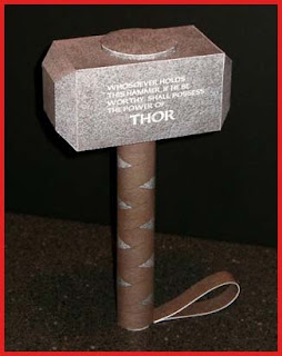 Thor's Hammer Mjolnir Papercraft
