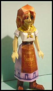 Legend of Zelda Malon Papercraft