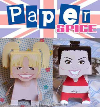 Spice Girls Papercraft - Sporty Spice x Baby Spice