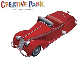 Alfa Romeo Corto Papercraft