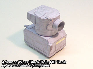 Advance Wars MD Tank Papercraft