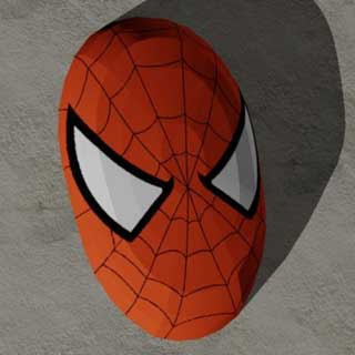 Spiderman Mask Papercraft