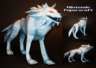 White Wolfos Papercraft